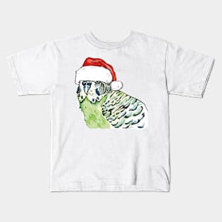 Christmas budgie Kids T-Shirt